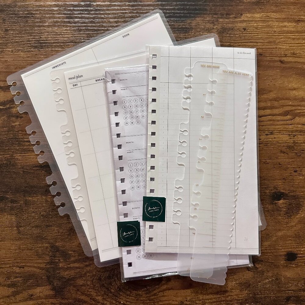 Laurel Denise Planner Insert Bundle NWT for Standard Size Planner